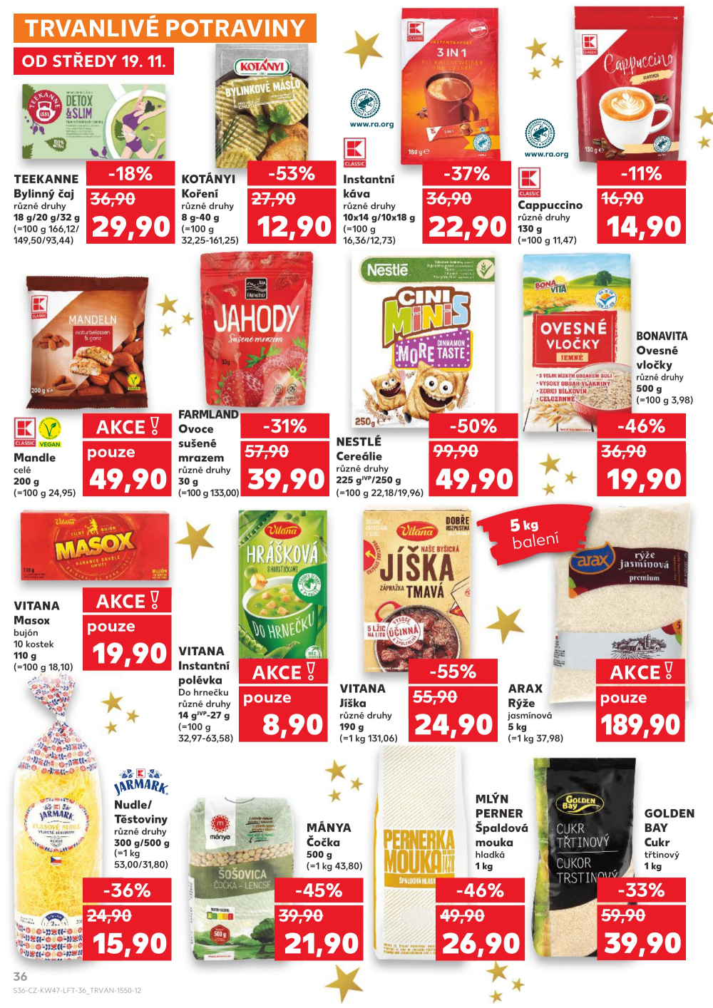 Leták Kaufland leták Praha 6 - Podbaba - strana 36