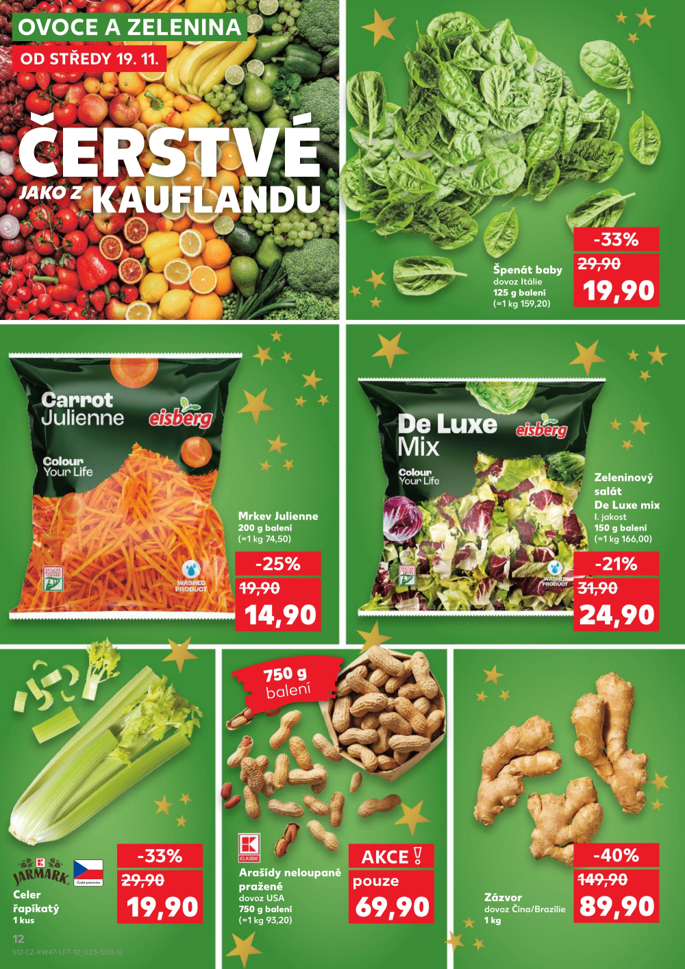 Leták Kaufland leták Praha 3 - Jarov - strana 12