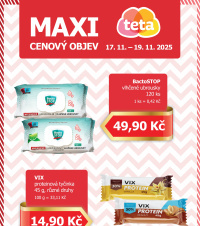 Akční leták Teta drogerie - Maxi cenový objev