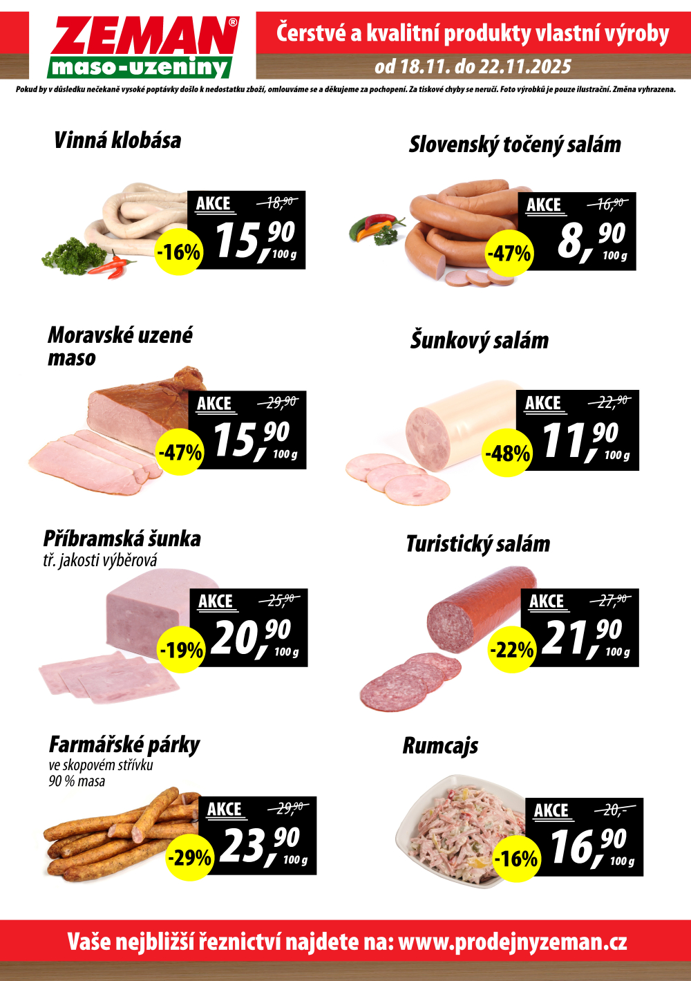 Leták ZEMAN maso - uzeniny leták - strana 2