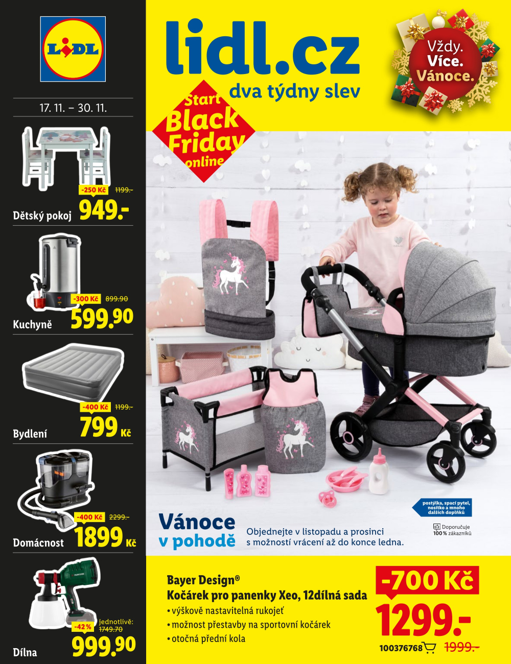 Leták Lidl - shop.cz leták - dva týdny slev Black Friday - strana 1