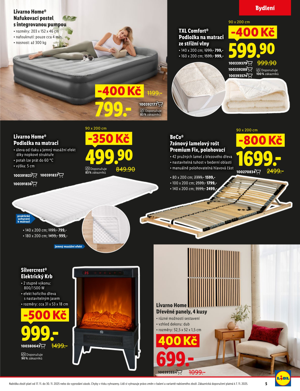 Leták Lidl - shop.cz leták - dva týdny slev Black Friday - strana 5