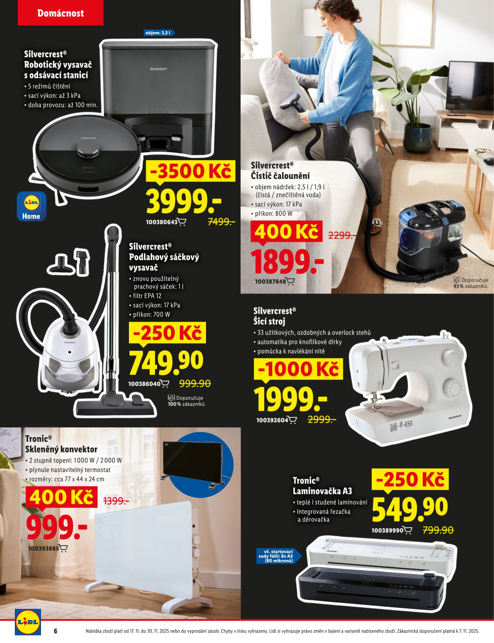 Leták Lidl - shop.cz leták - dva týdny slev Black Friday - strana 6