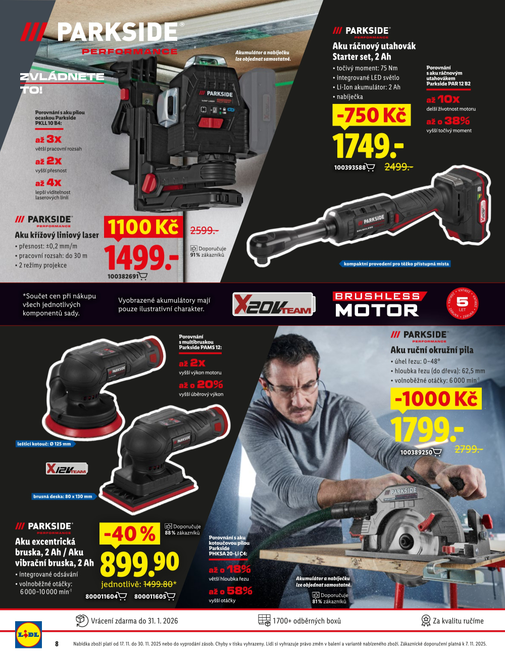 Leták Lidl - shop.cz leták - dva týdny slev Black Friday - strana 8