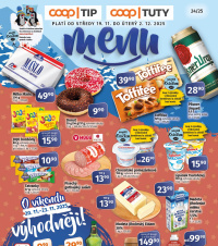 Akční leták COOP  - TIP a TUTY Menu