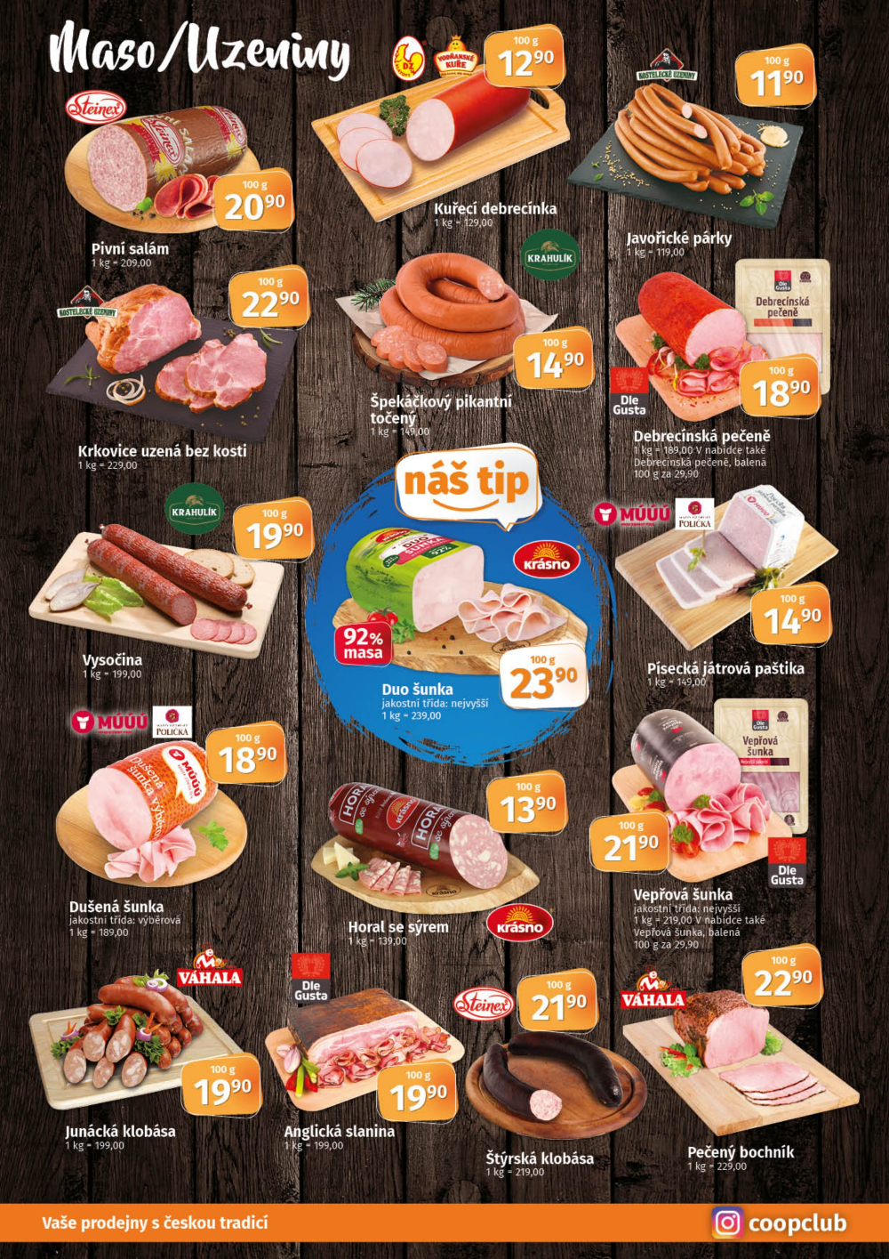 Leták COOP leták - TIP a TUTY Menu - strana 2