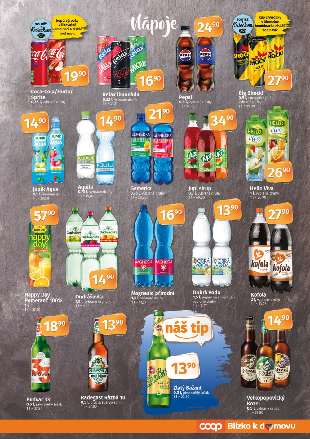 Leták COOP leták - TIP a TUTY Menu - strana 7