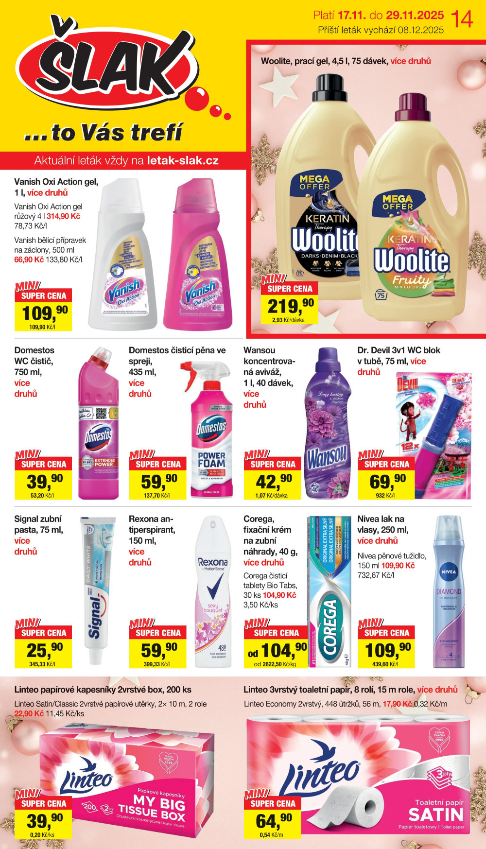 Leták Šlak drogerie leták - strana 1