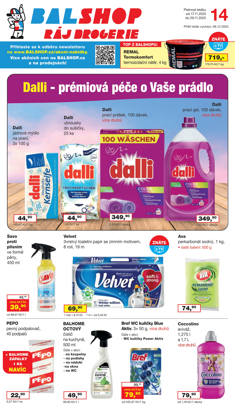 Leták Ráj drogerie leták - strana 1