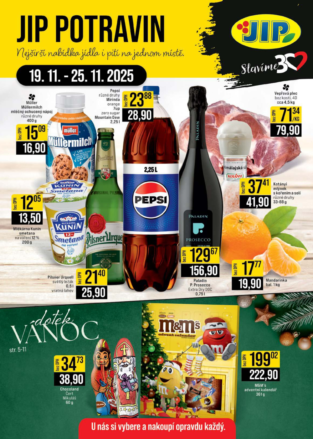 Leták JIP leták CC Cash & Carry - České Budějovice, Most, Náchod, Svoboda nad Úpou, Sušice - strana 1