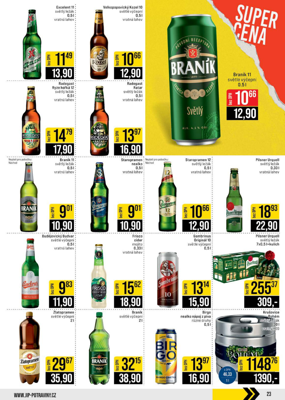 Leták JIP leták CC Cash & Carry - České Budějovice, Most, Náchod, Svoboda nad Úpou, Sušice - strana 23