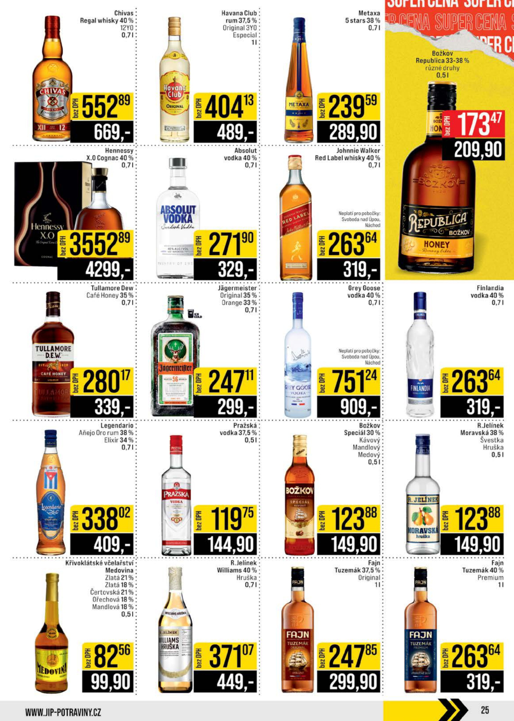 Leták JIP leták CC Cash & Carry - České Budějovice, Most, Náchod, Svoboda nad Úpou, Sušice - strana 25