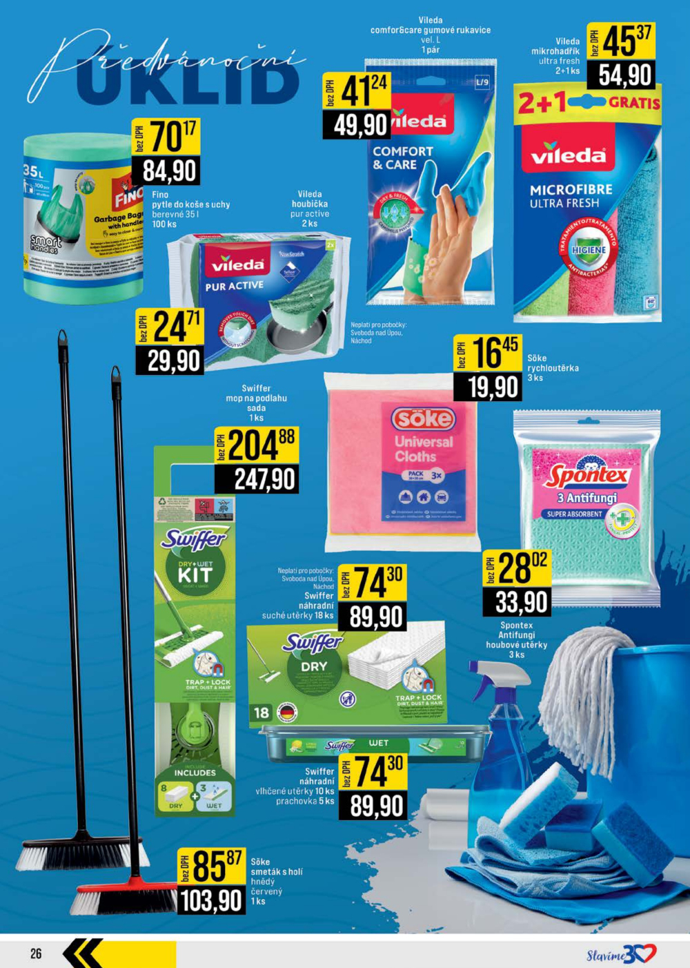 Leták JIP leták CC Cash & Carry - České Budějovice, Most, Náchod, Svoboda nad Úpou, Sušice - strana 26