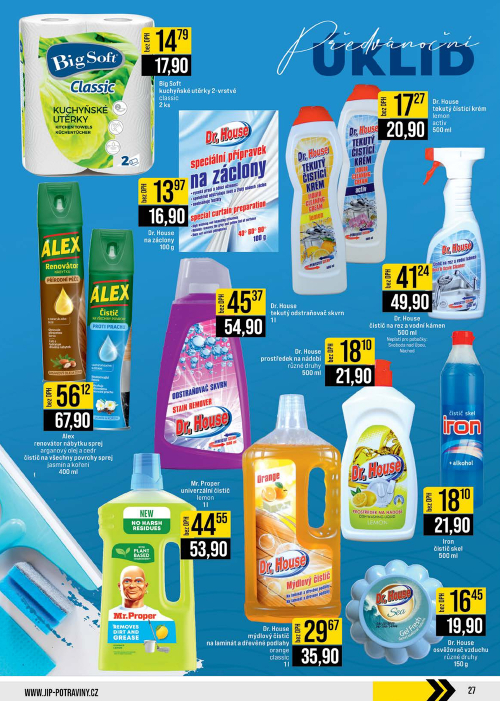 Leták JIP leták CC Cash & Carry - České Budějovice, Most, Náchod, Svoboda nad Úpou, Sušice - strana 27