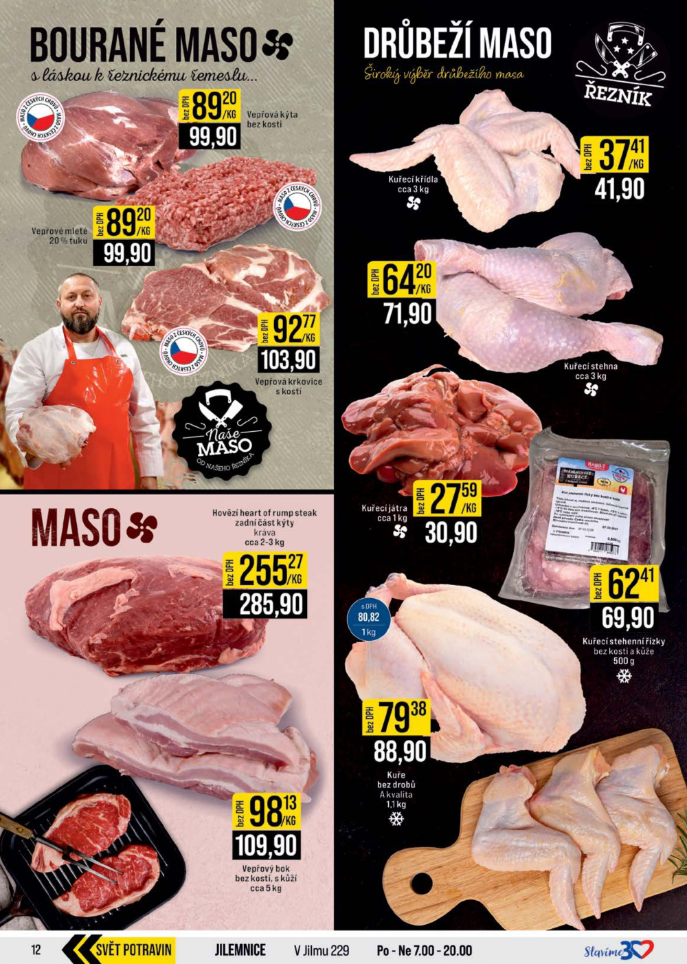 Leták JIP leták CC Cash & Carry - Brno, Ostrava, Praha, Polička, Olomouc, Karlovy Vary, Zlín, Jilemnice, Pardubice - strana 12