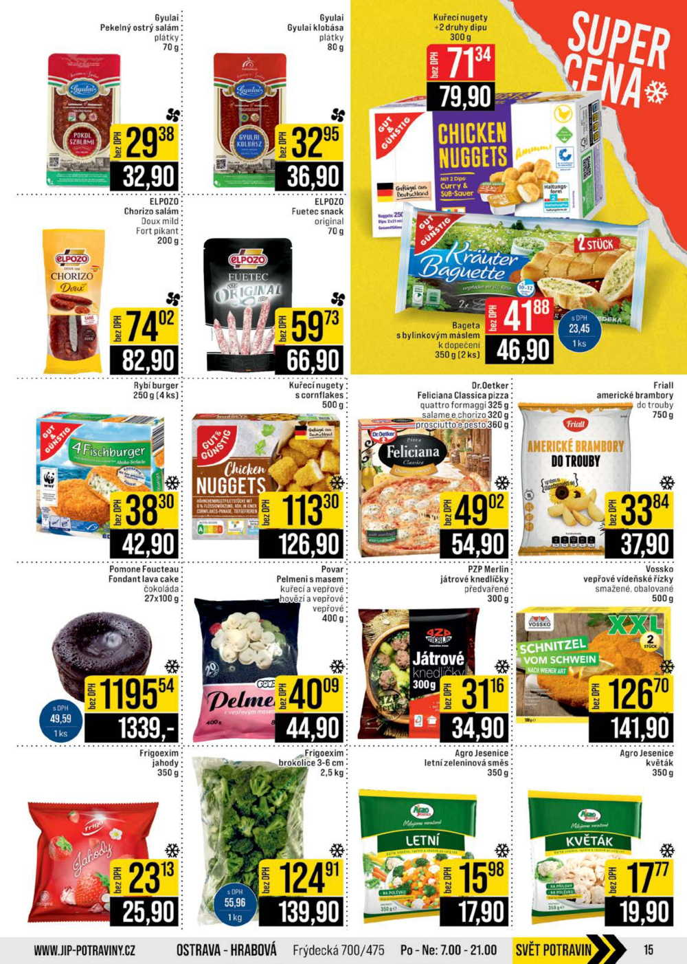 Leták JIP leták CC Cash & Carry - Brno, Ostrava, Praha, Polička, Olomouc, Karlovy Vary, Zlín, Jilemnice, Pardubice - strana 15