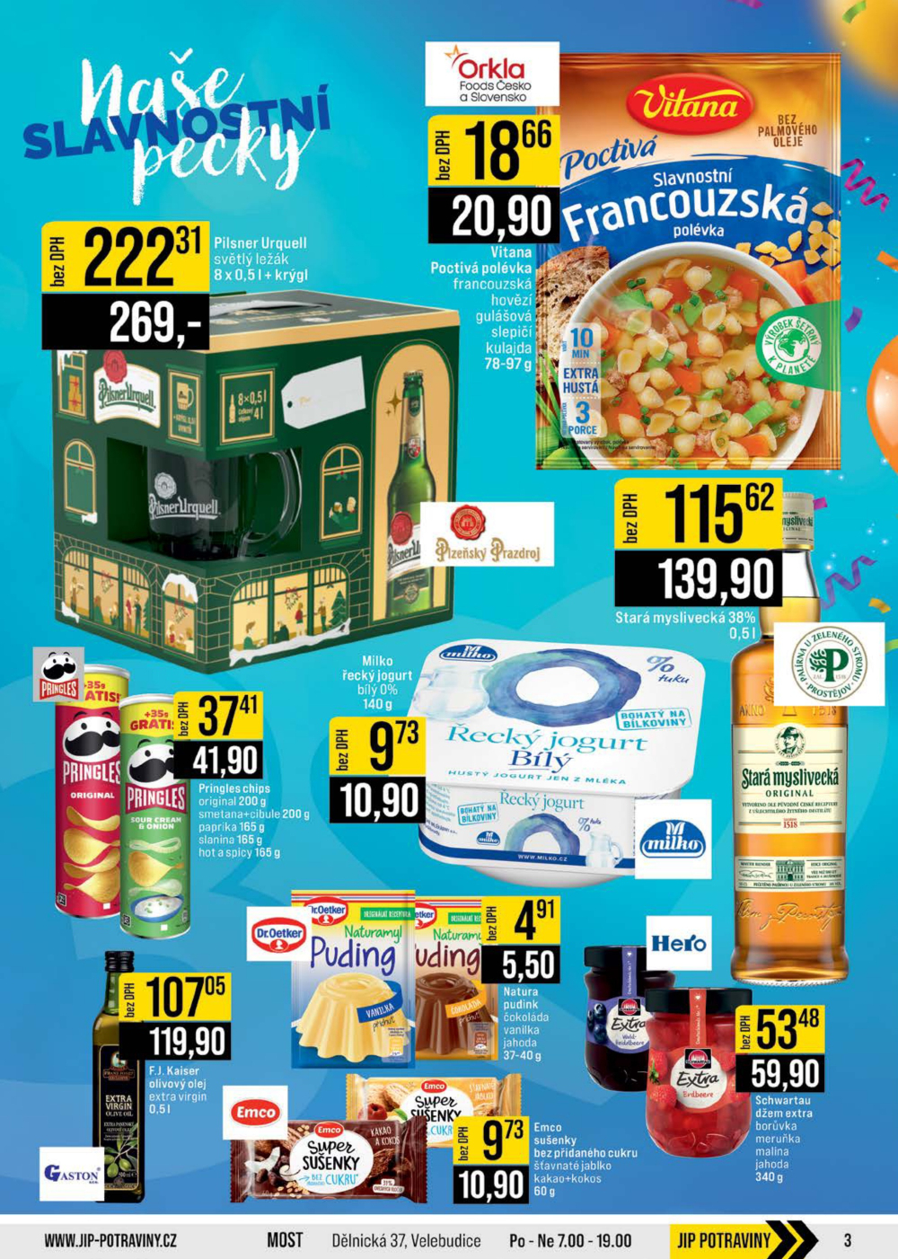 Leták JIP leták CC Cash & Carry - Brno, Ostrava, Praha, Polička, Olomouc, Karlovy Vary, Zlín, Jilemnice, Pardubice - strana 3