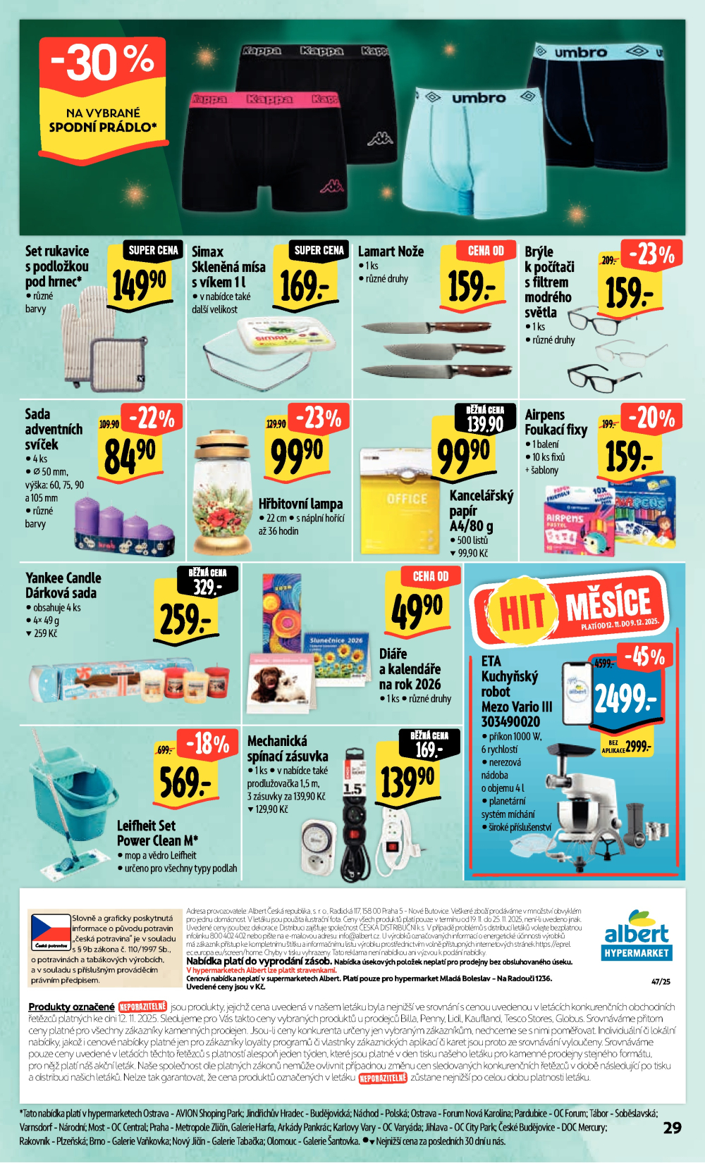 Leták Albert Hypermarket leták - Mladá Boleslav, Na Radouči - strana 45