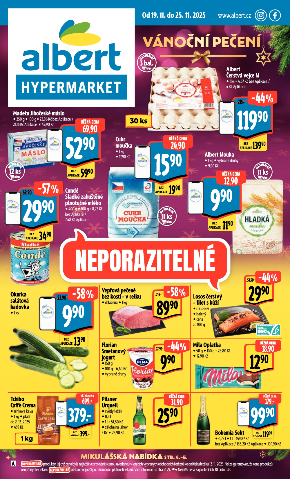 Leták Albert Hypermarket leták - strana 1