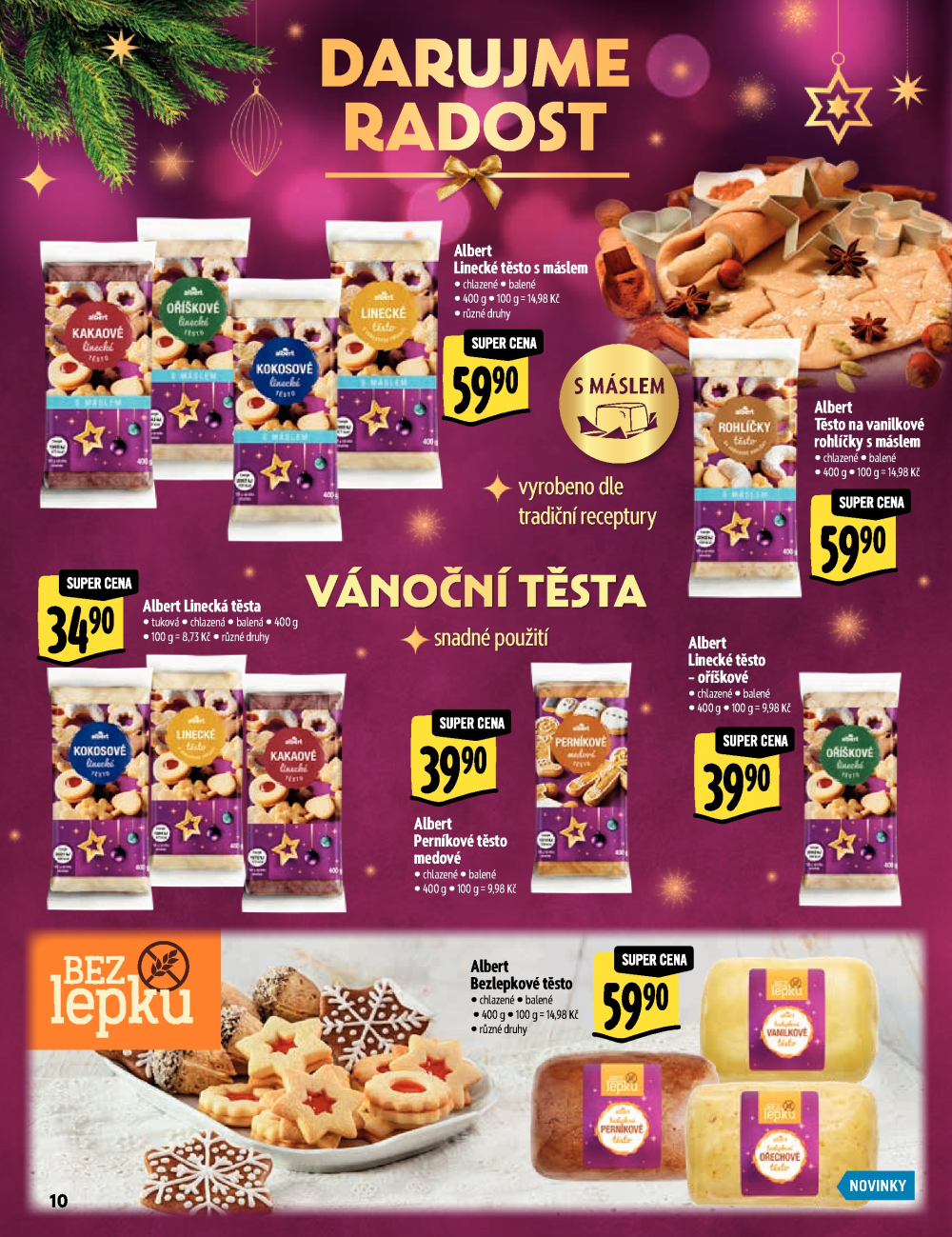 Leták Albert Hypermarket - Akční katalog - Darujme radost - strana 10