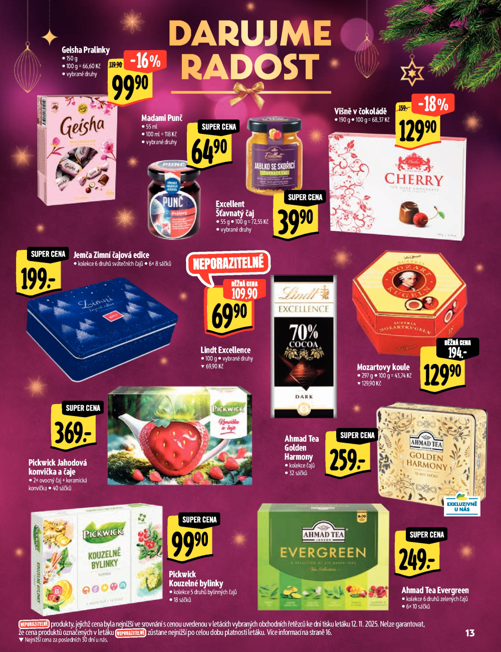 Leták Albert Hypermarket - Akční katalog - Darujme radost - strana 13