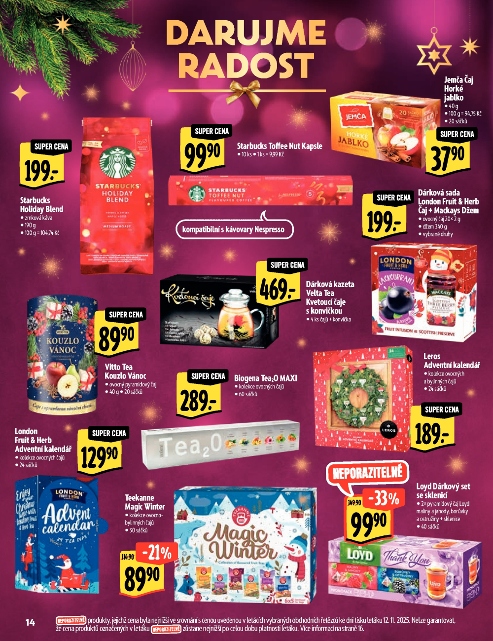 Leták Albert Hypermarket - Akční katalog - Darujme radost - strana 14