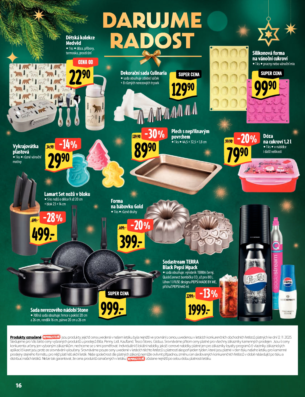 Leták Albert Hypermarket - Akční katalog - Darujme radost - strana 16