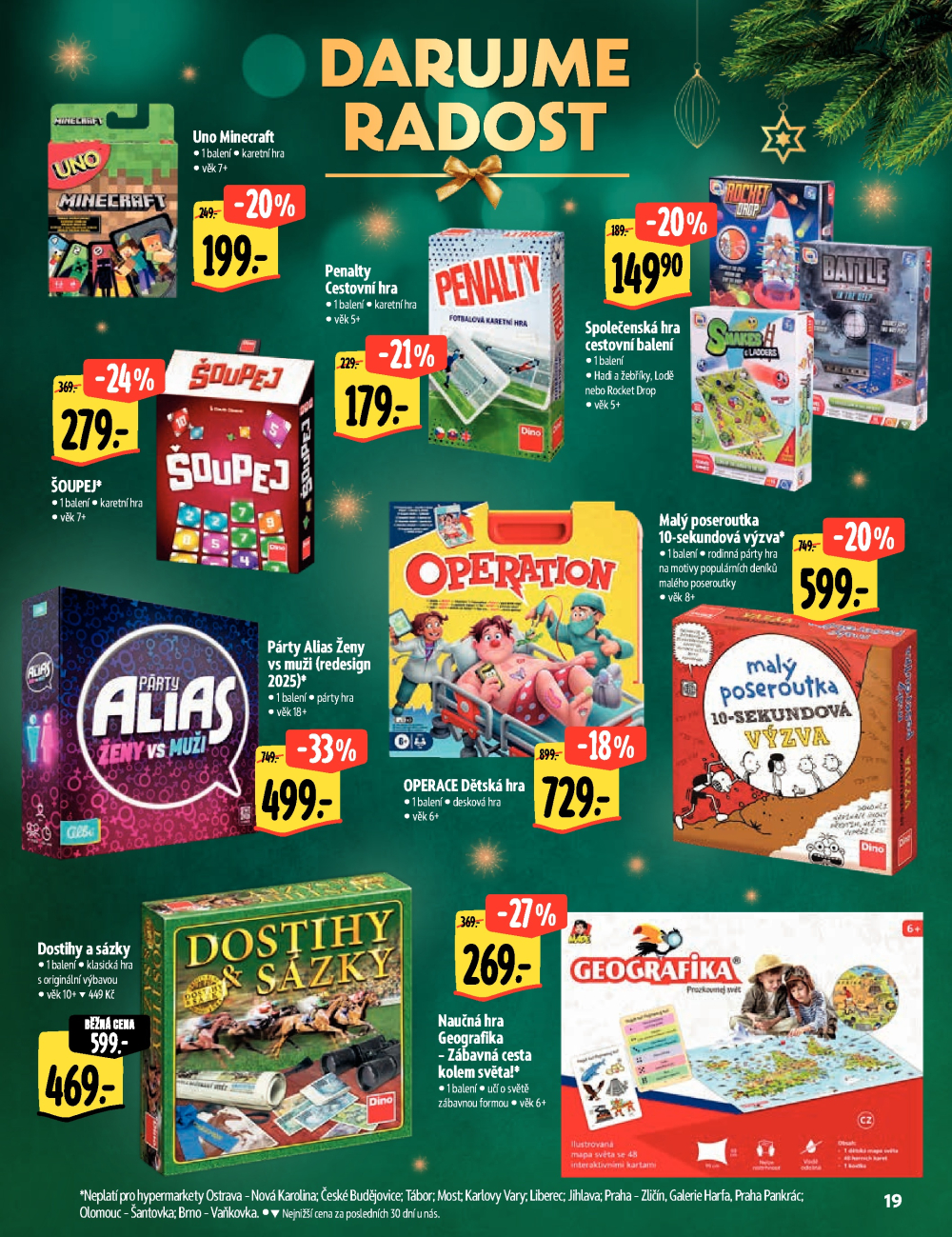 Leták Albert Hypermarket - Akční katalog - Darujme radost - strana 19