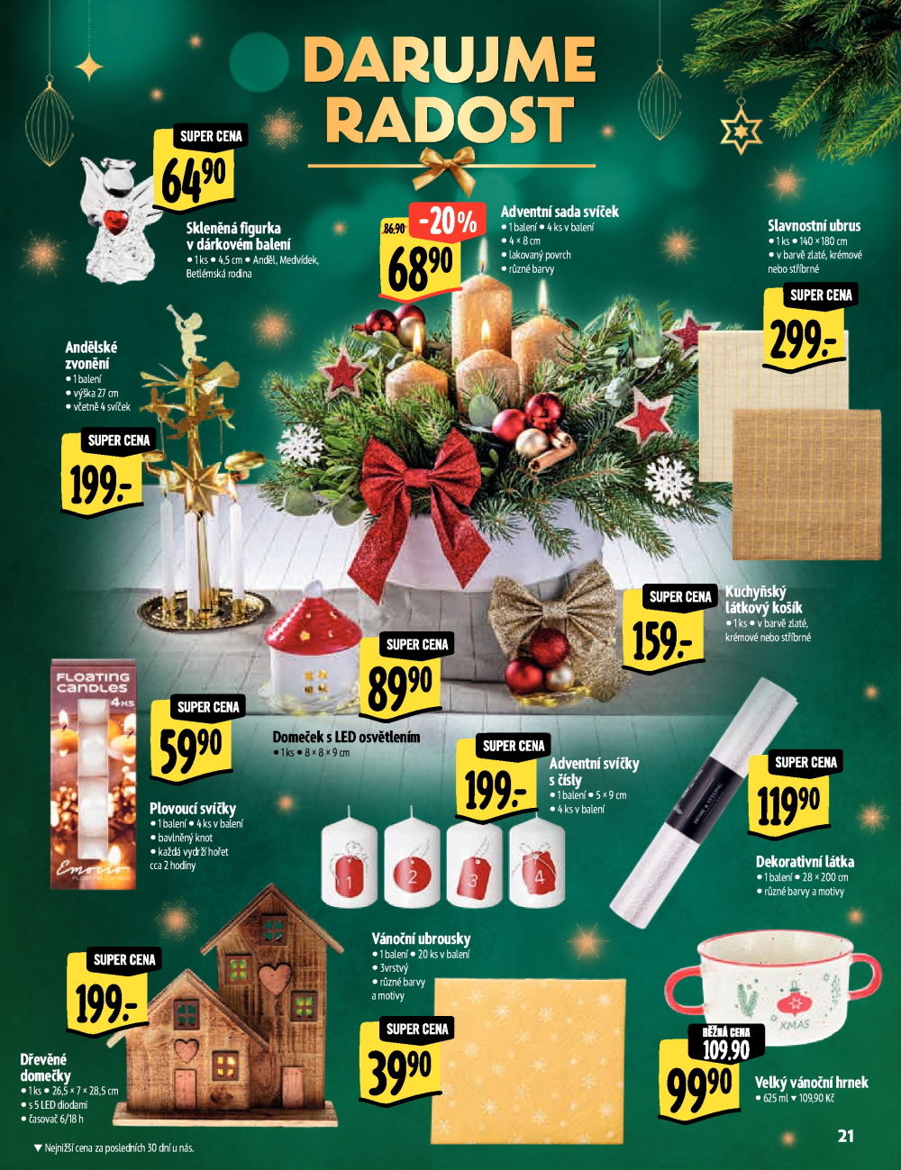 Leták Albert Hypermarket - Akční katalog - Darujme radost - strana 21