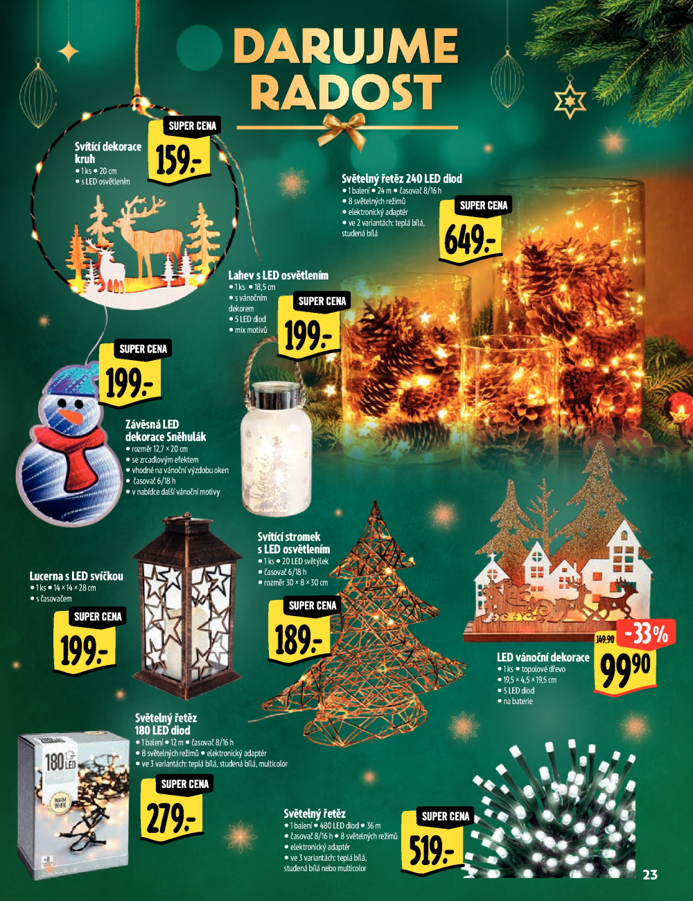 Leták Albert Hypermarket - Akční katalog - Darujme radost - strana 23