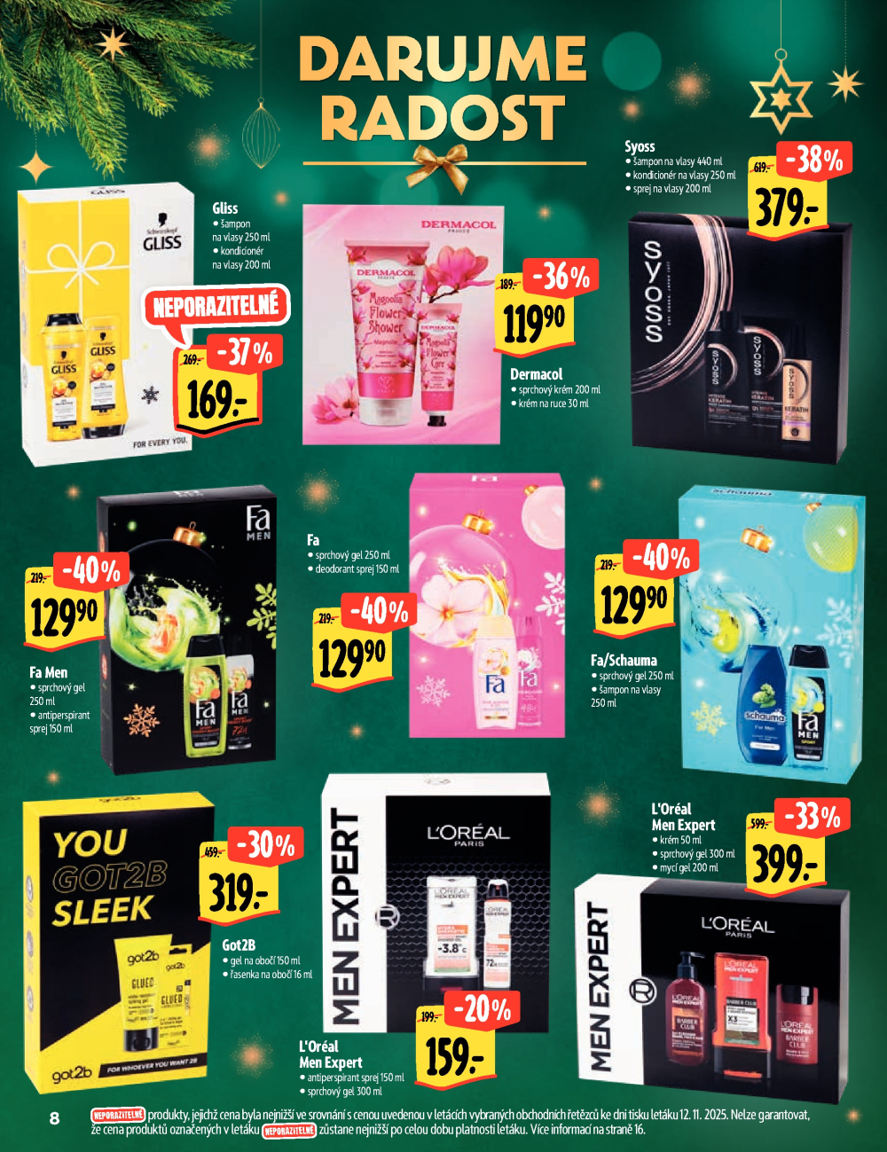 Leták Albert Hypermarket - Akční katalog - Darujme radost - strana 8
