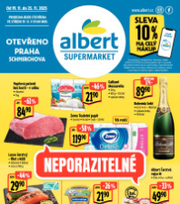 Akční leták Albert Supermarket  - Praha, Veletržní