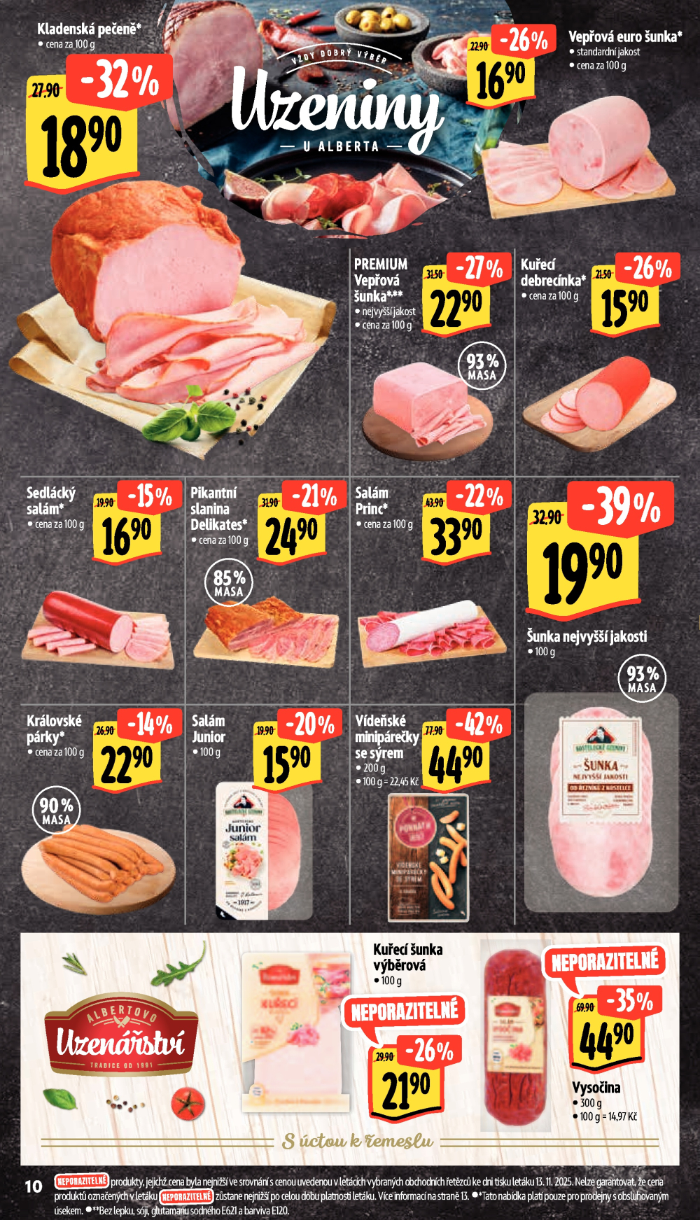 Leták Albert Supermarket leták - Praha, Veletržní - strana 22