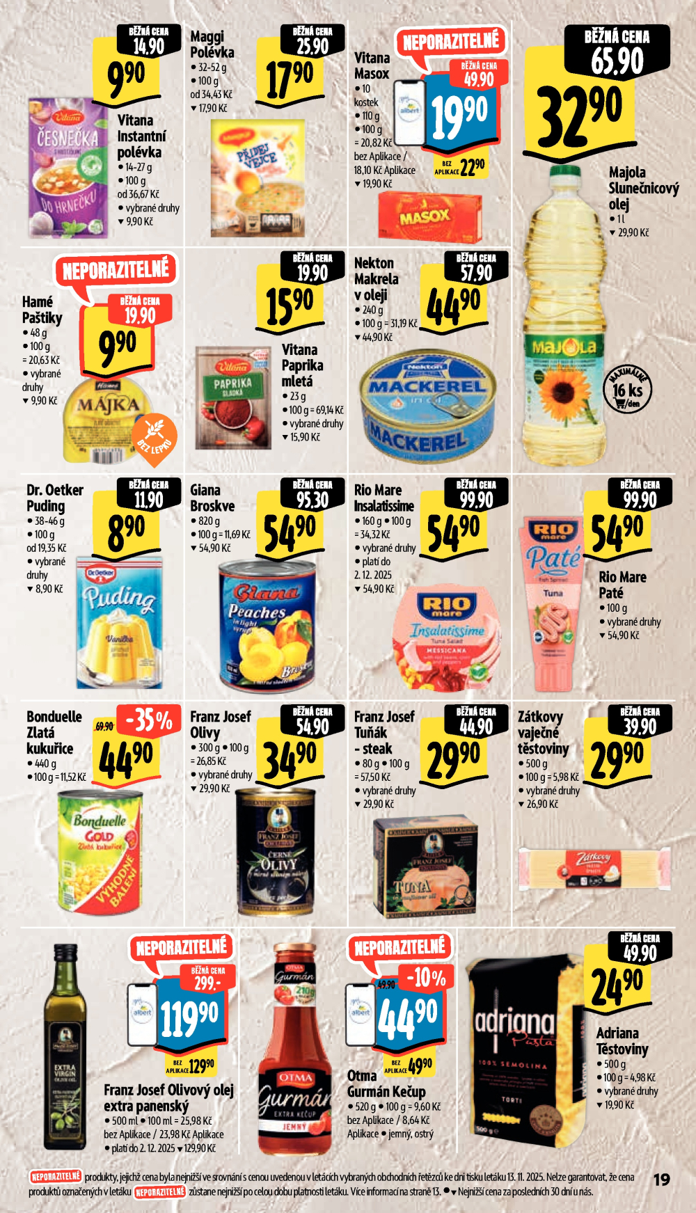 Leták Albert Supermarket leták - Praha, Veletržní - strana 31