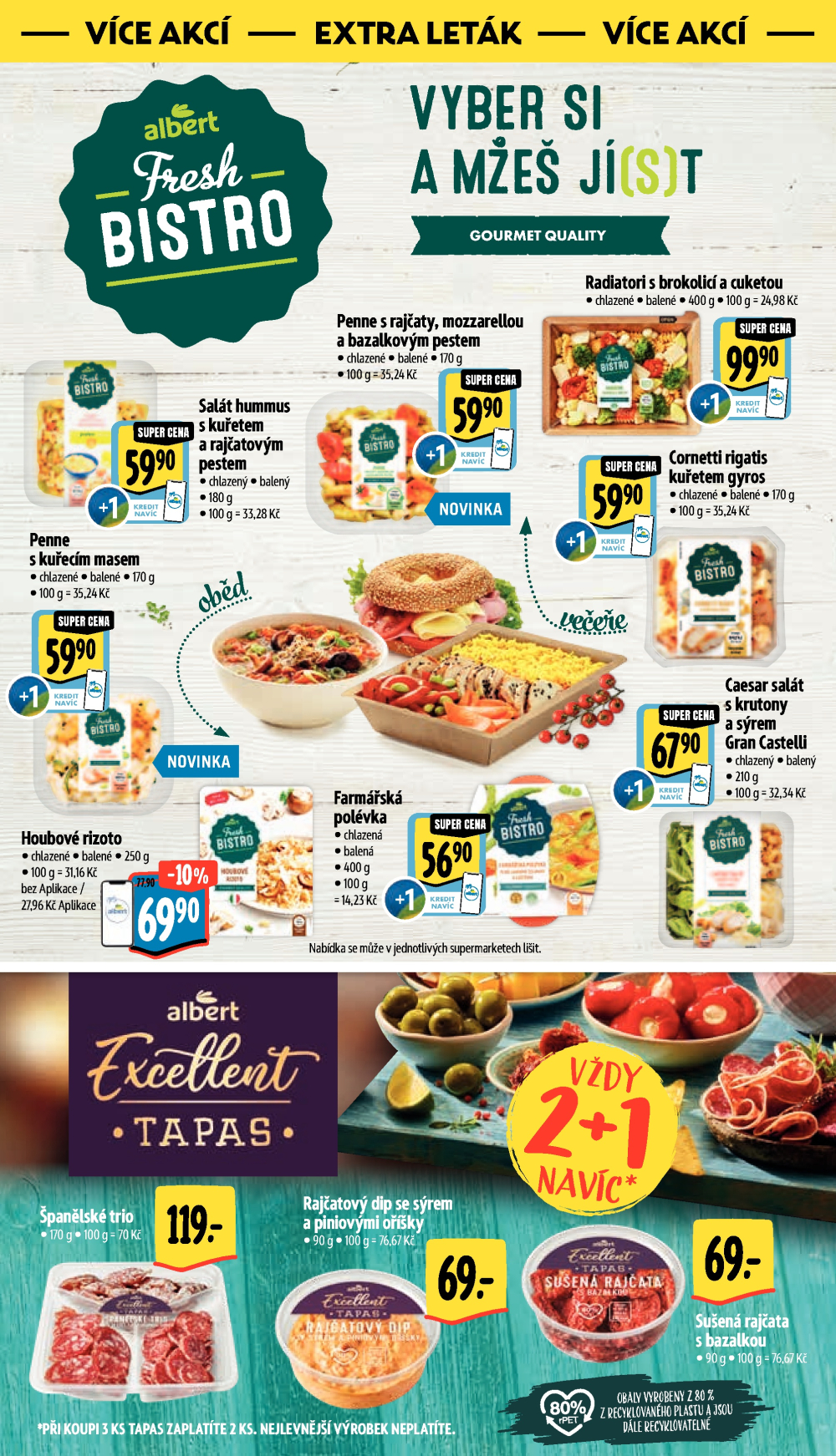 Leták Albert Supermarket leták - Praha, Veletržní - strana 44