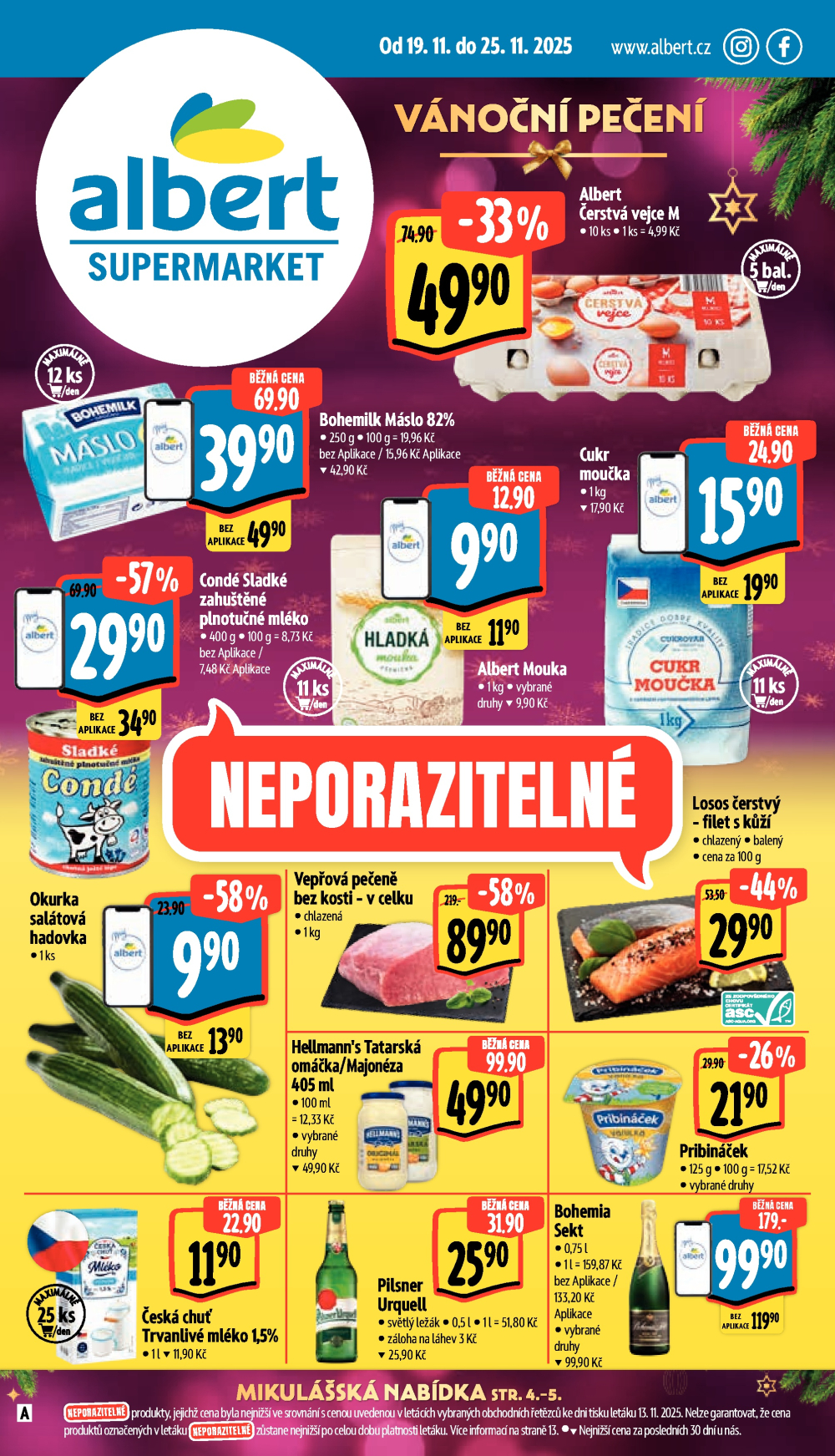 Leták Albert Supermarket leták - strana 1