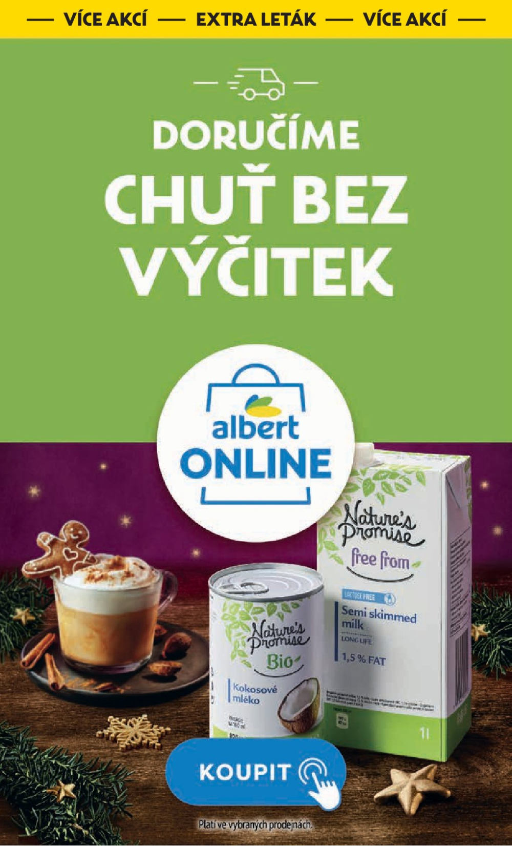 Leták Albert leták - Doručíme chuť bez výčitek - strana 1