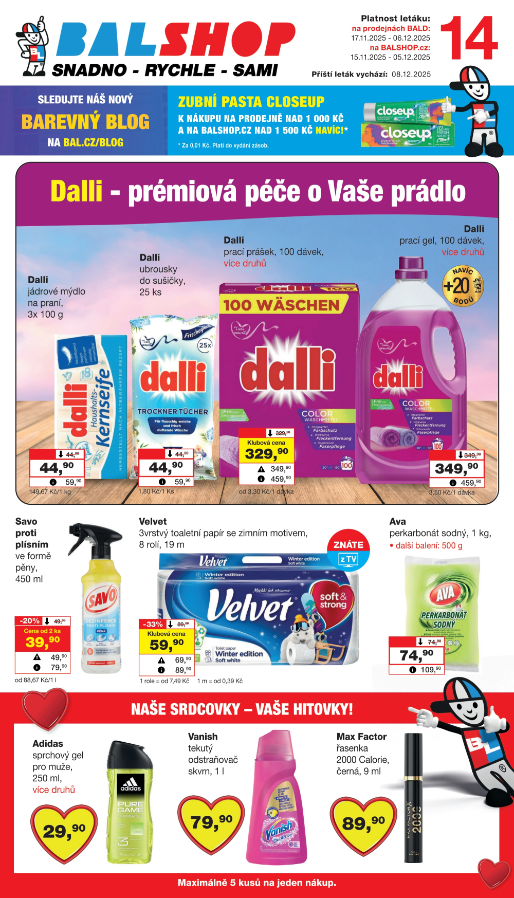 Leták Barvy a laky drogerie - strana 1