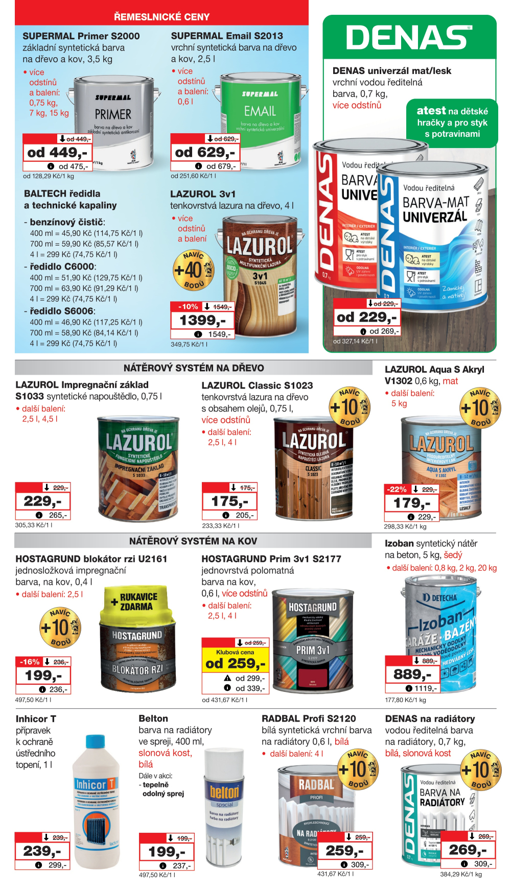 Leták Barvy a laky drogerie - strana 6