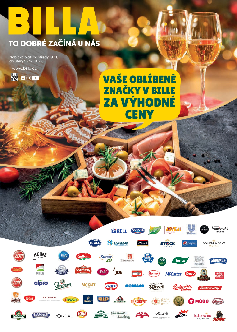 Leták BILLA leták - Vaše oblíbené značky za výhodné ceny - strana 1