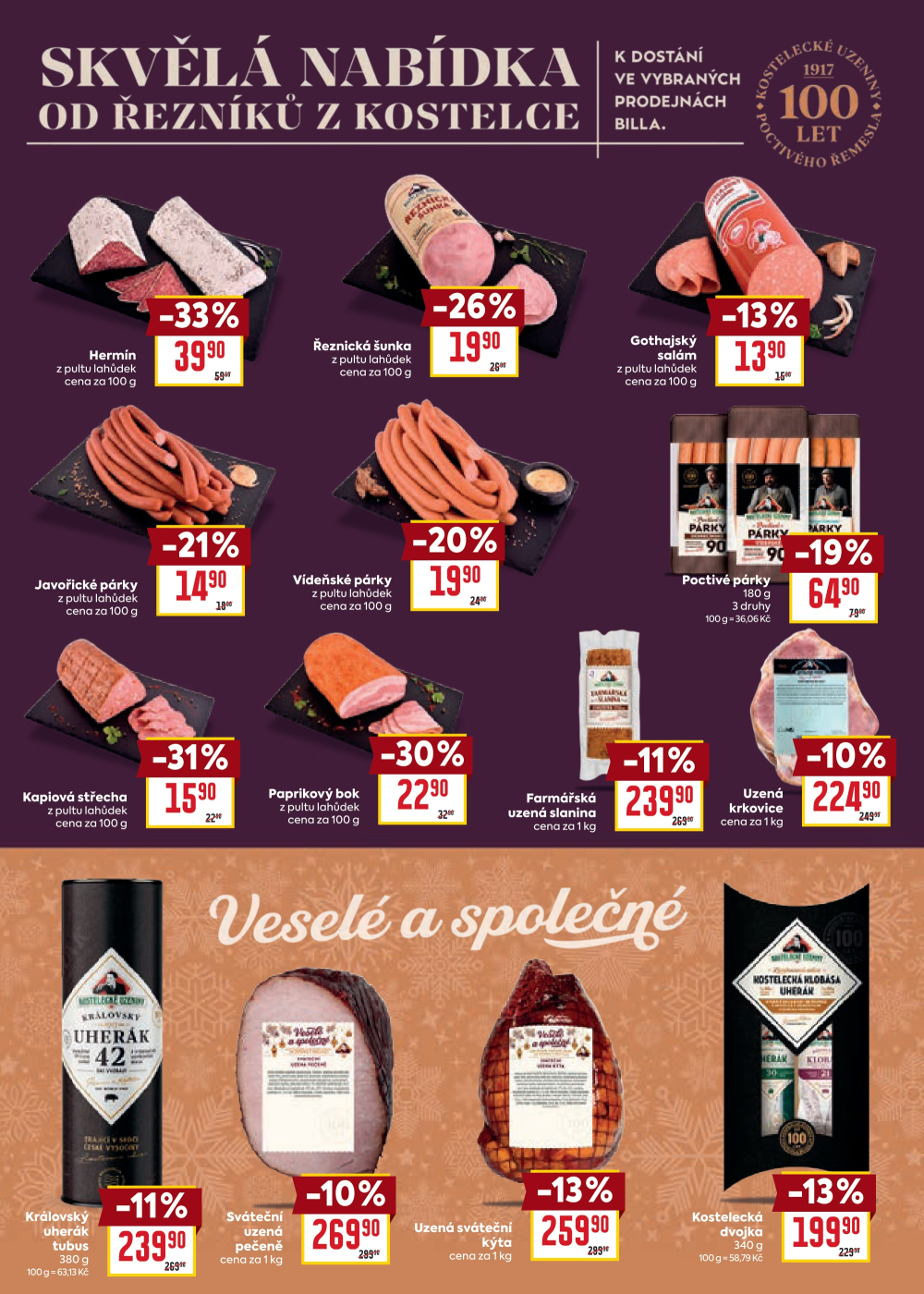 Leták BILLA leták - Vaše oblíbené značky za výhodné ceny - strana 4