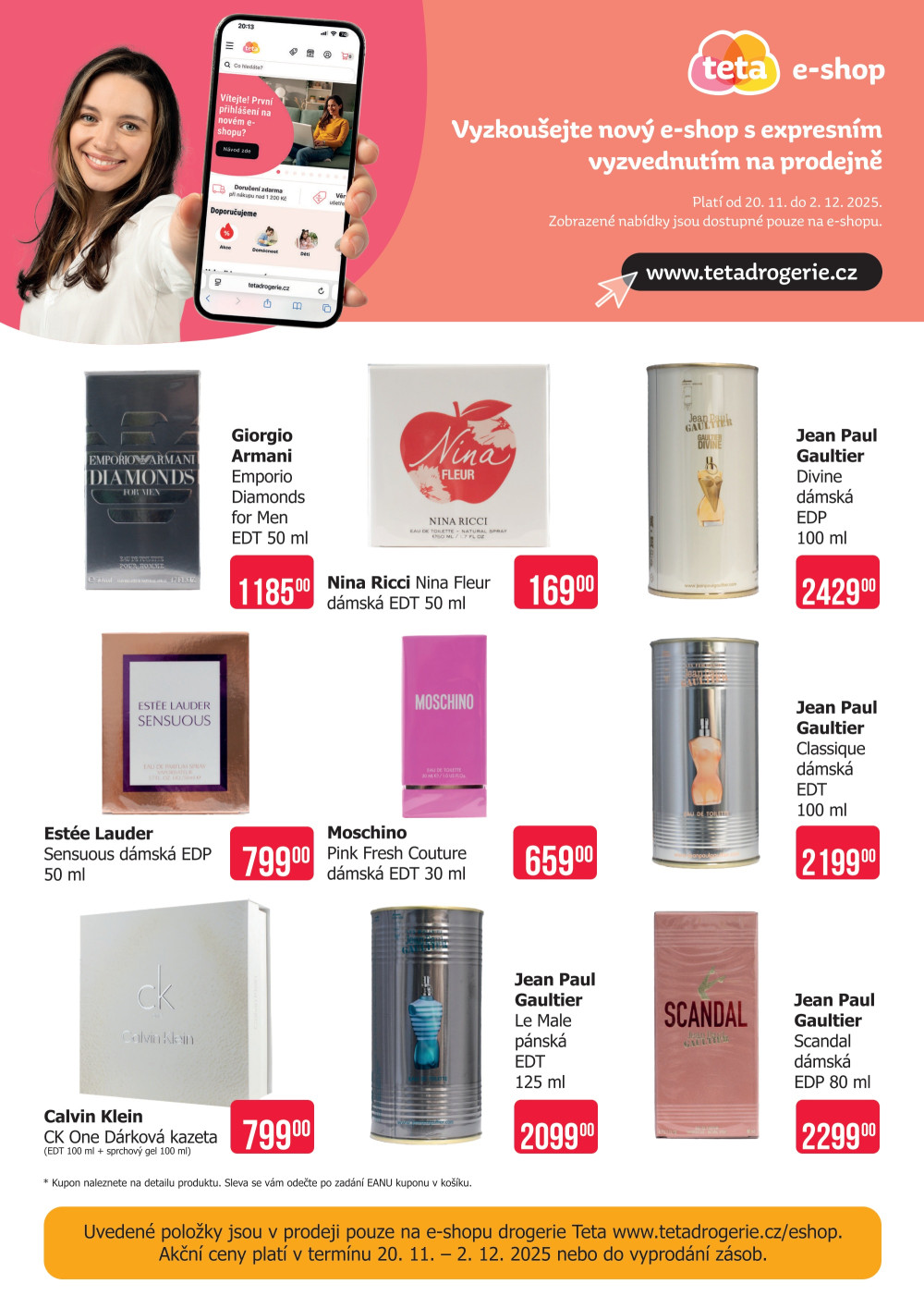 Leták Teta drogerie - Speciální nabídka e-shop - strana 3