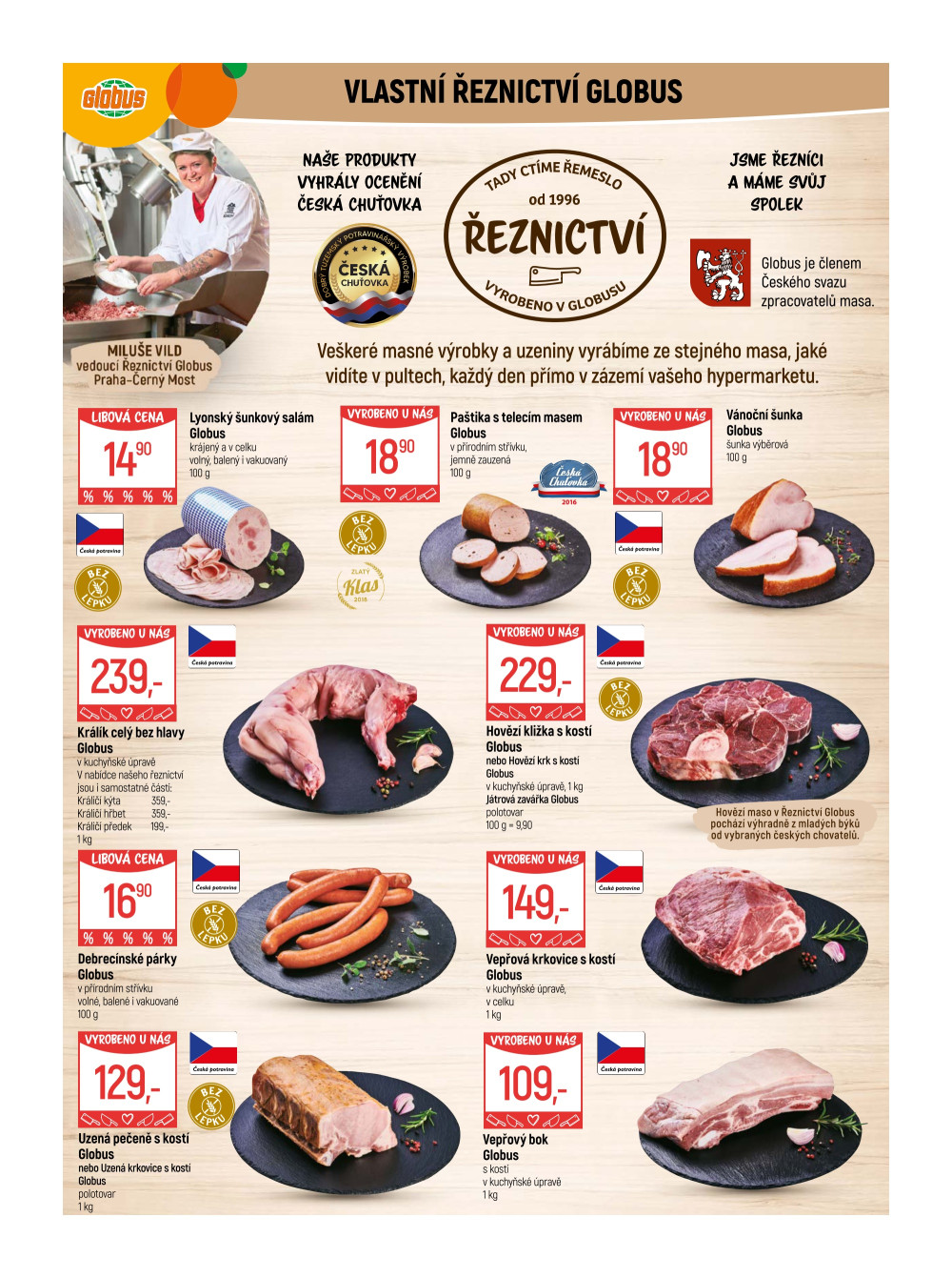 Leták Globus leták Praha - Černý Most - strana 5