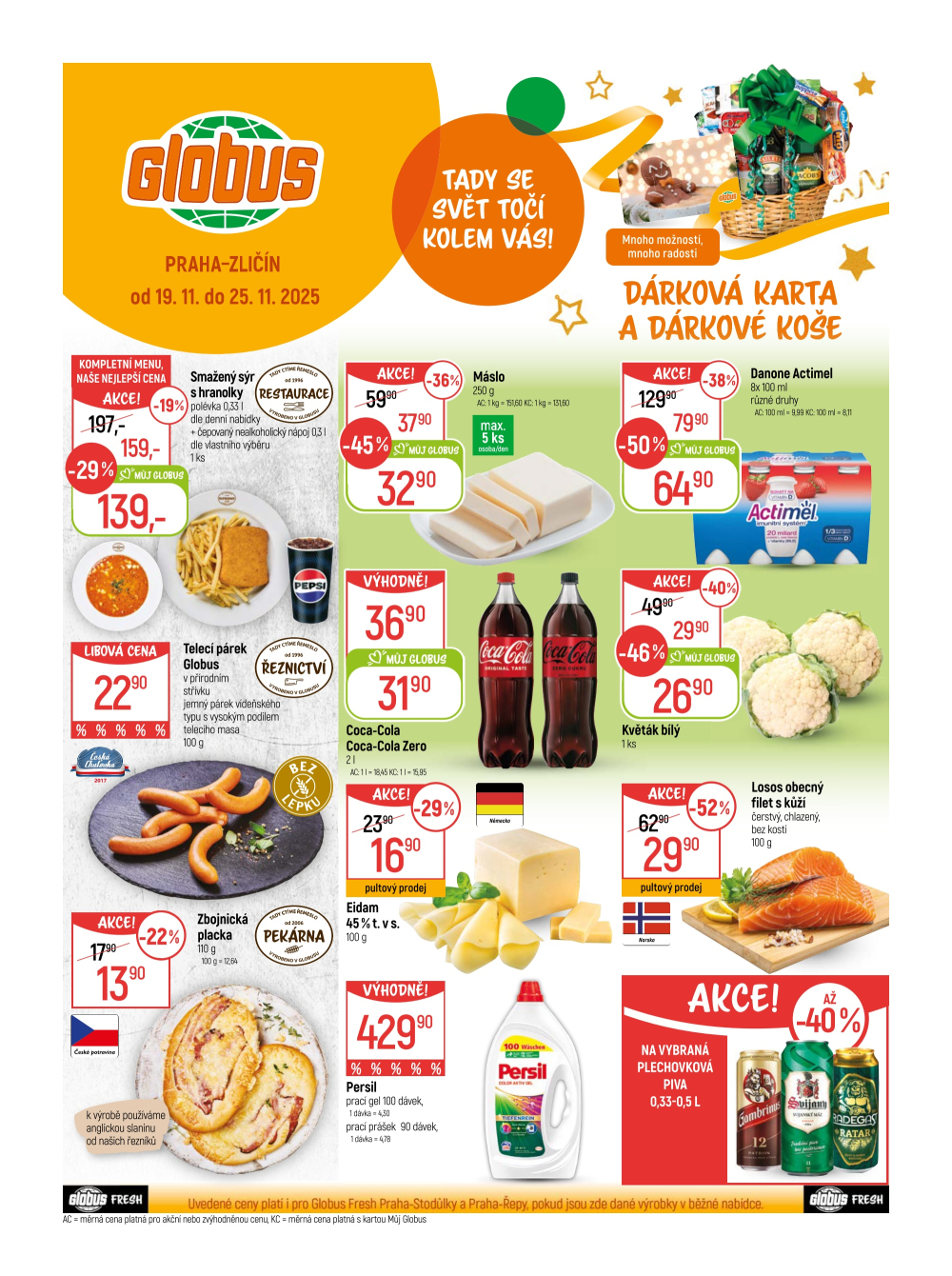 Leták Globus leták Praha - Zličín - strana 1