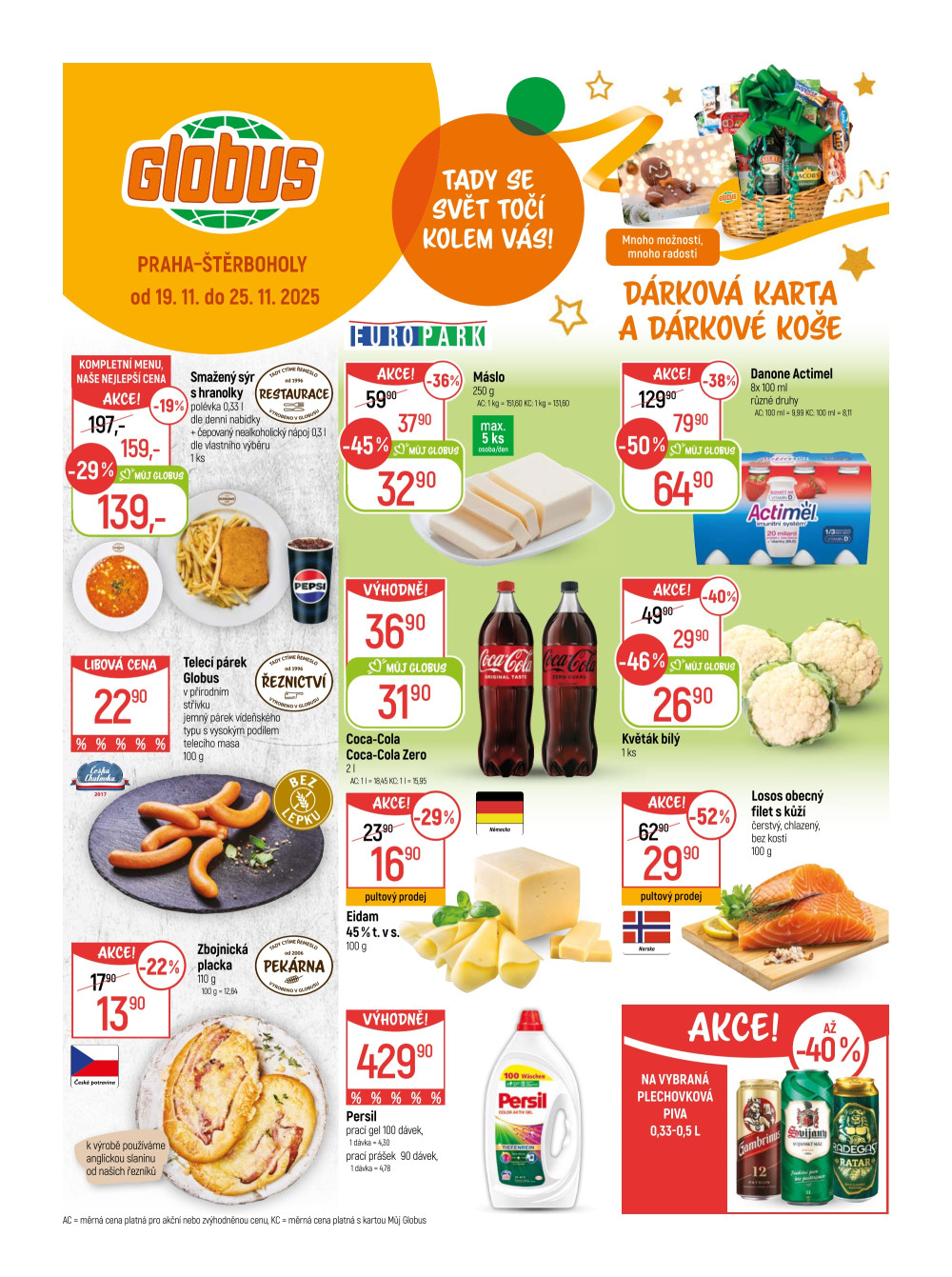 Leták Globus leták Praha - Štěrboholy - strana 1