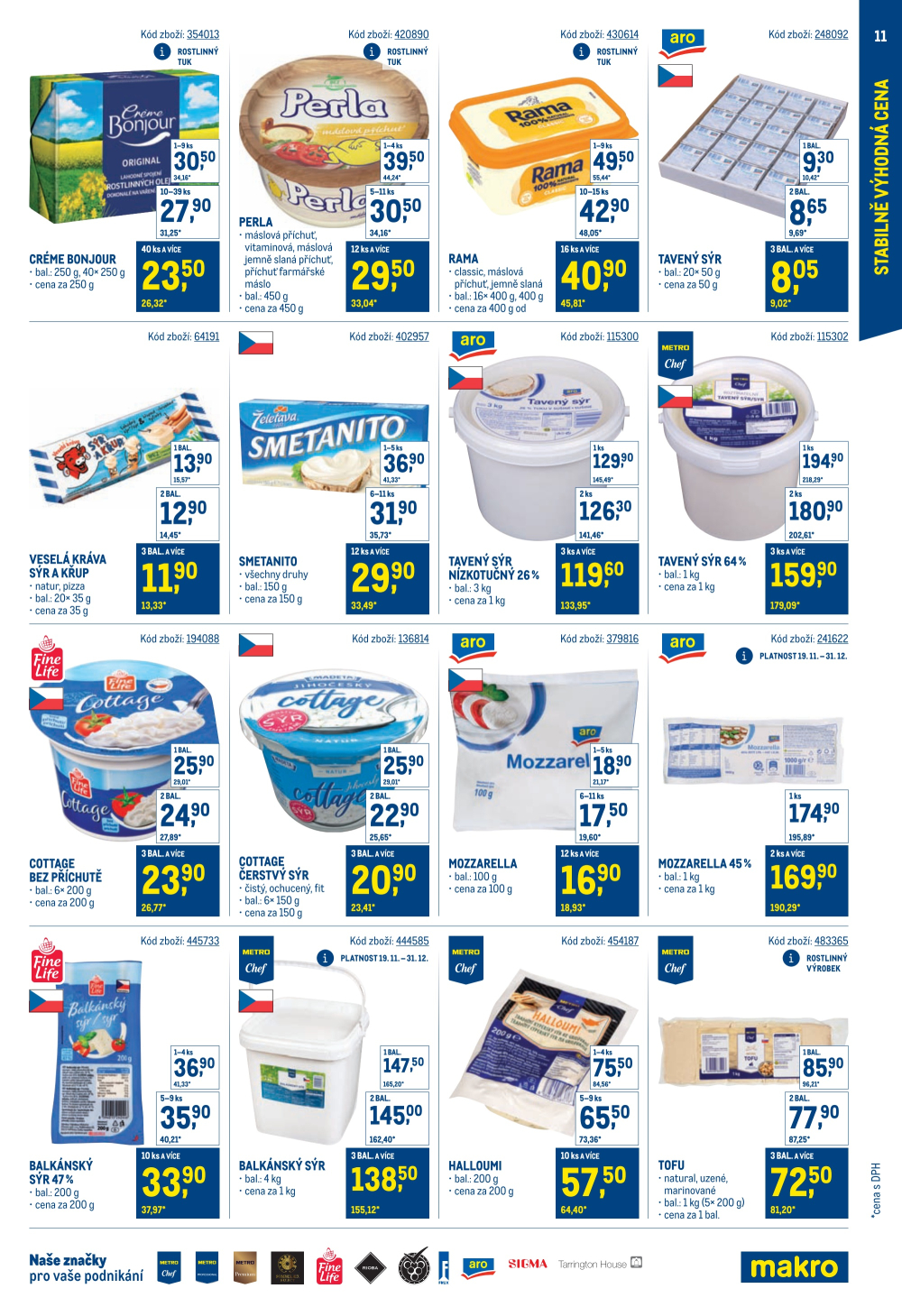 Leták Makro leták - Stabilně výhodná cena - strana 11