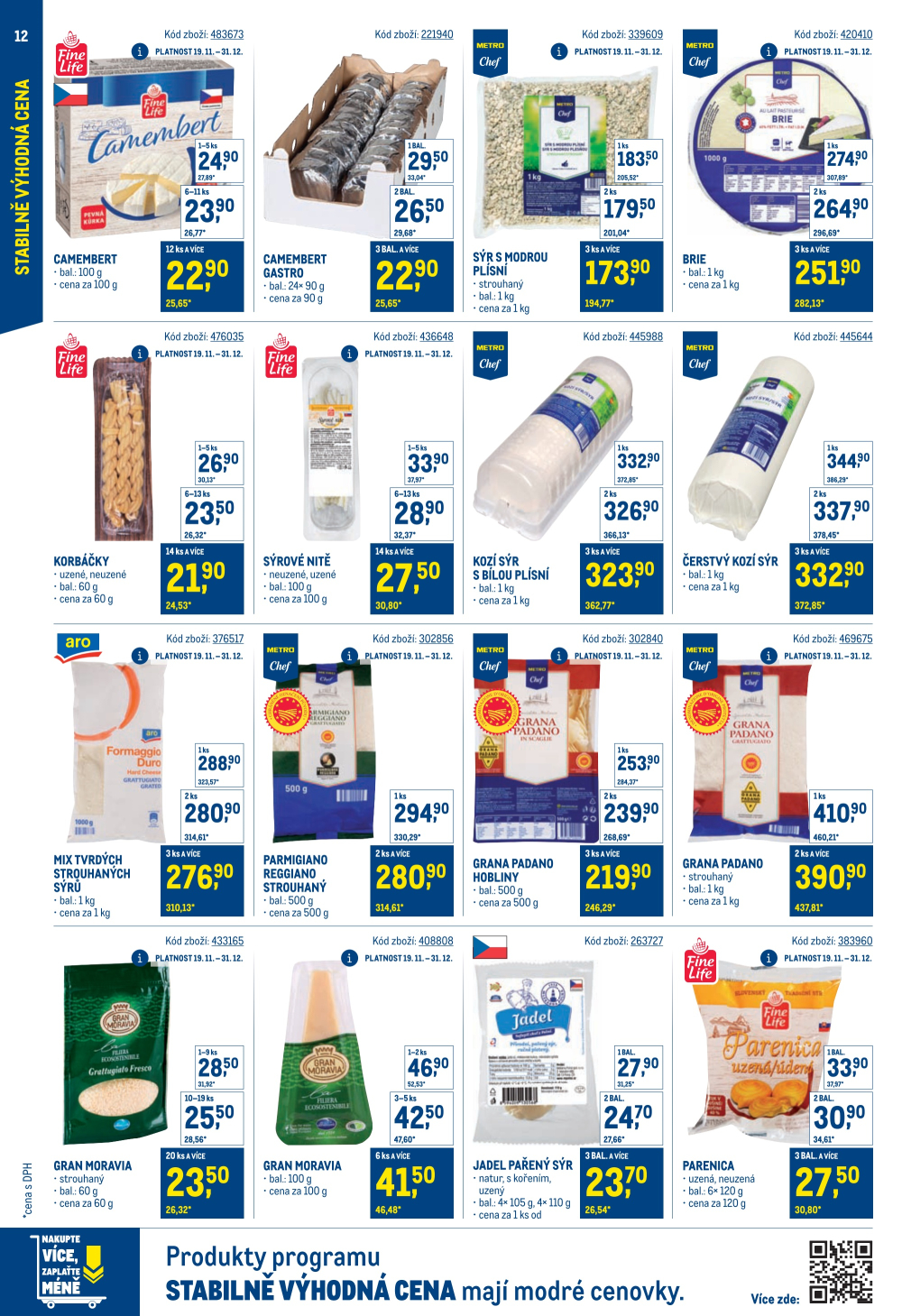 Leták Makro leták - Stabilně výhodná cena - strana 12