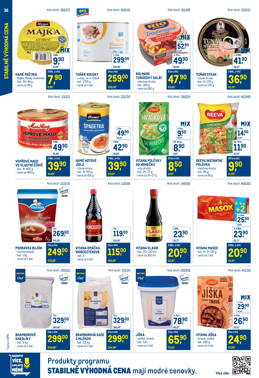 Leták Makro leták - Stabilně výhodná cena - strana 36