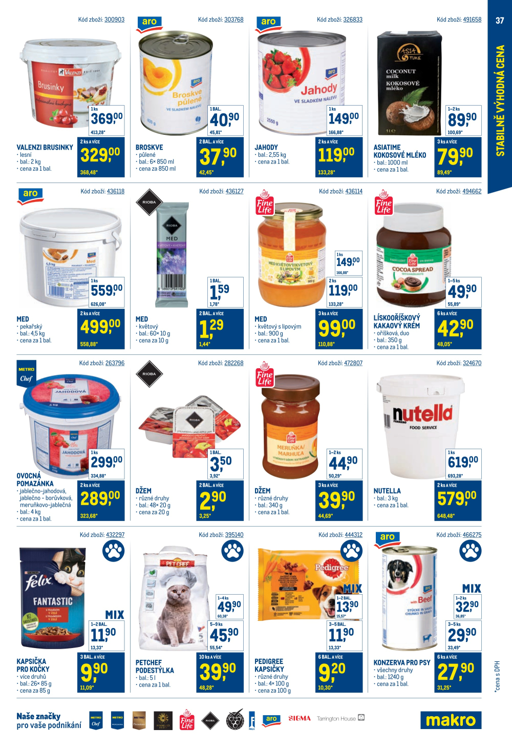 Leták Makro leták - Stabilně výhodná cena - strana 37