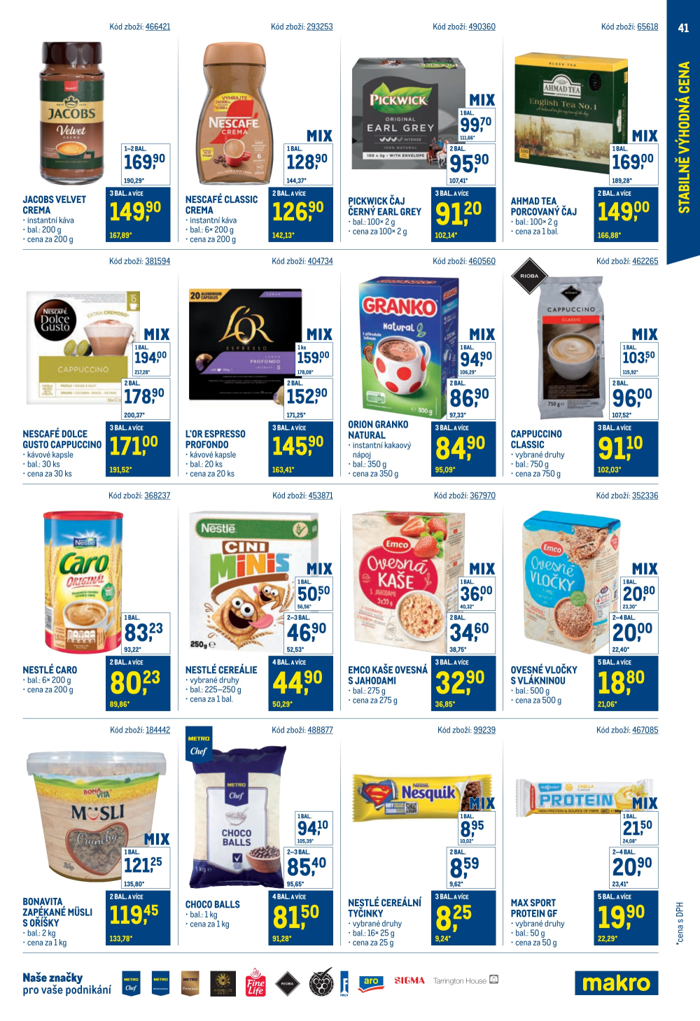 Leták Makro leták - Stabilně výhodná cena - strana 41